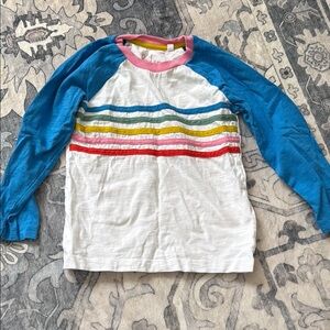 Colorful Striped Kids Raglan Shirt